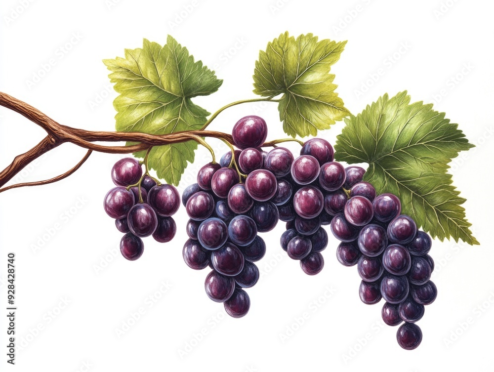 Grapes on vine Grapes on vine