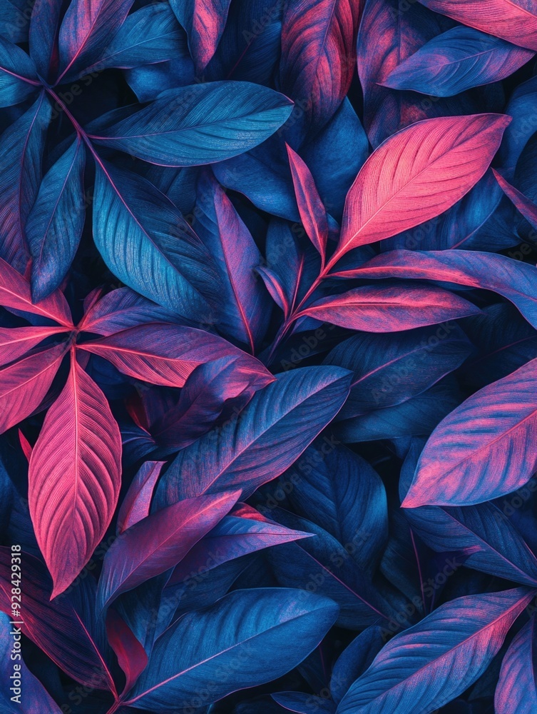 Purple Leaves Close Up Purple Leaves Close Up