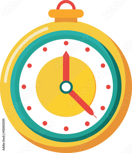 Shadow Time clock icon wall Clock illustrations on white background generated Ai