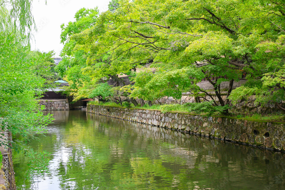 Kurashiki Canal view in summer Kurashiki Canal view in summer