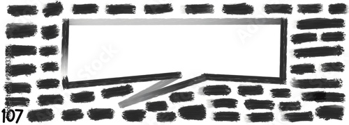 Grunge stripes mega set bundle collection. Black labels, frames, paint texture. Brush strokes mockups template. Background handmade design elements.