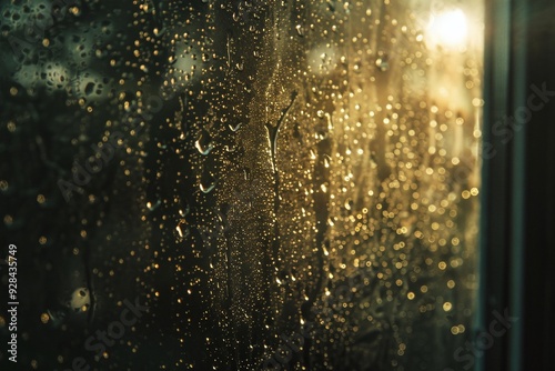 ai generative dew points on the window