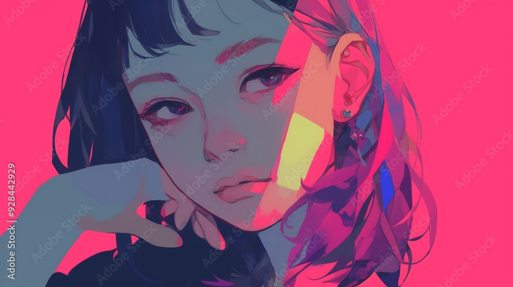 starring anime girl starring anime girl