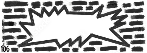 Grunge stripes mega set bundle collection. Black labels, frames, paint texture. Brush strokes mockups template. Background handmade design elements.