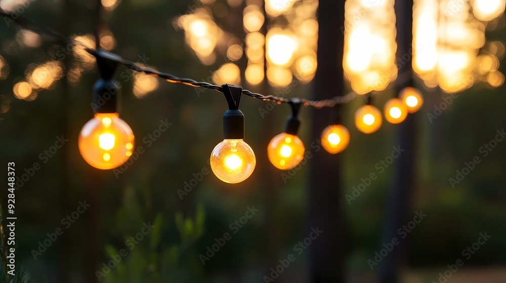Tree lightning image with a blurred background Tree lightning image with a blurred background