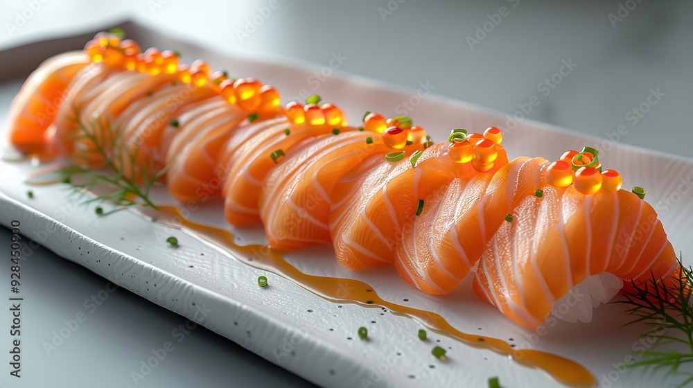 Savoring the Freshness: Serene Culinary Aesthetic with Salmon Fillets Savoring the Freshness: Serene Culinary Aesthetic with Salmon Fillets