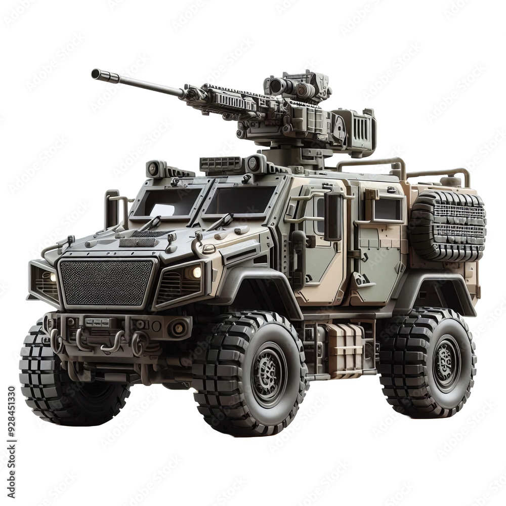Assault Vehicle isolated on transparent background Assault Vehicle isolated on transparent background