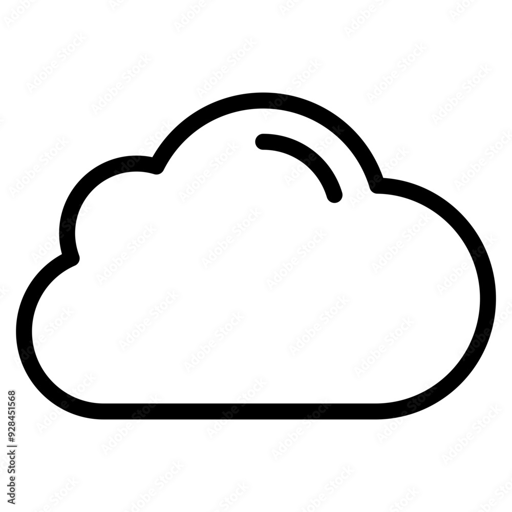 Obraz premium cloud icon