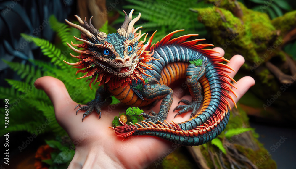 Obraz premium 龍（ドラゴン） 子供