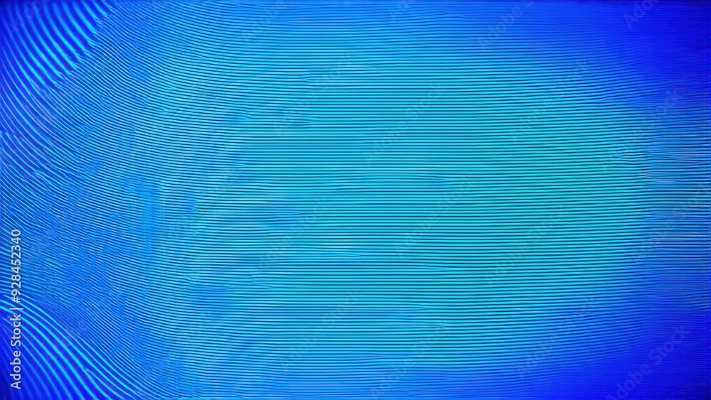 Blue abstract technology data wavy lines in holographic style Blue abstract technology data wavy lines in holographic style