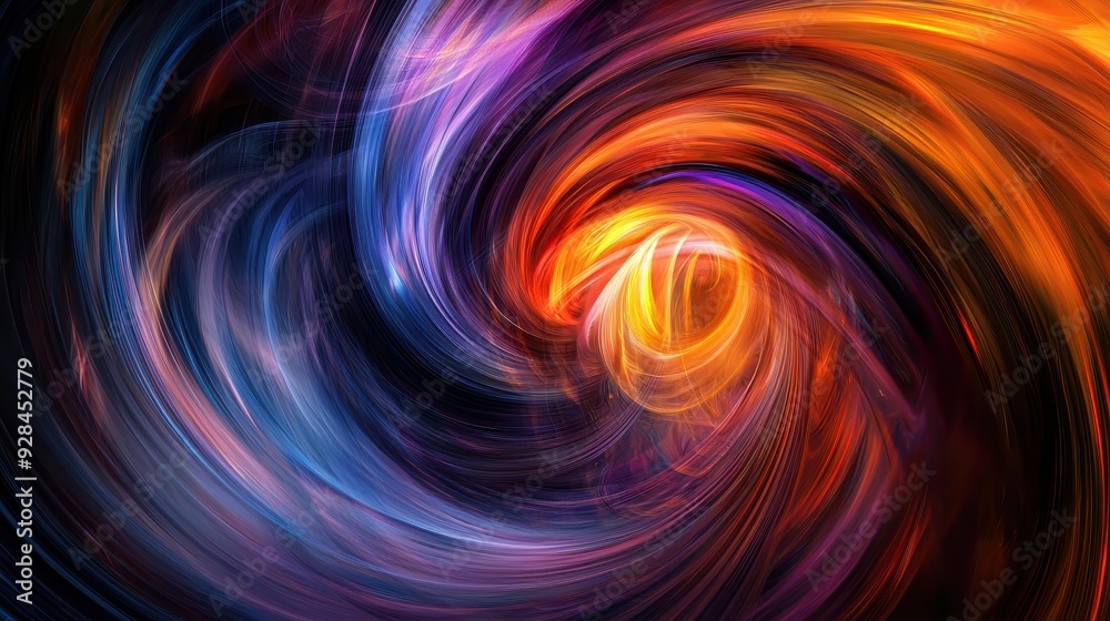 Abstract Swirling Colors. Abstract Swirling Colors.