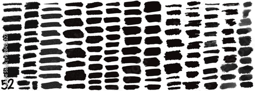 Grunge stripes mega set bundle collection. Black labels, frames, paint texture. Brush strokes mockups template. Background handmade design elements.