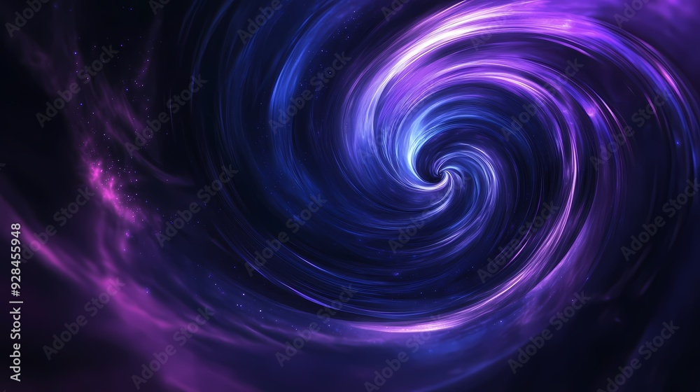 Purple and Blue Swirling Abstract Background