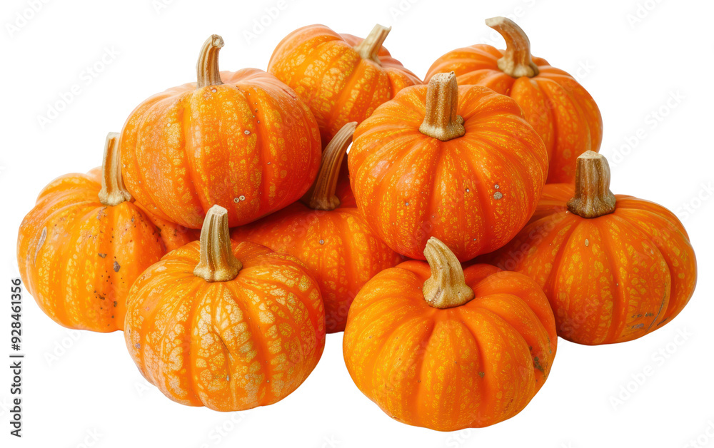 PNG Vibrant autumn pumpkins for decoration PNG Vibrant autumn pumpkins for decoration