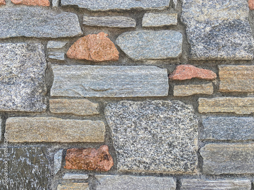 texture stone wall lake Monate Italy, suitable for rendering of Archiviz, horizontal