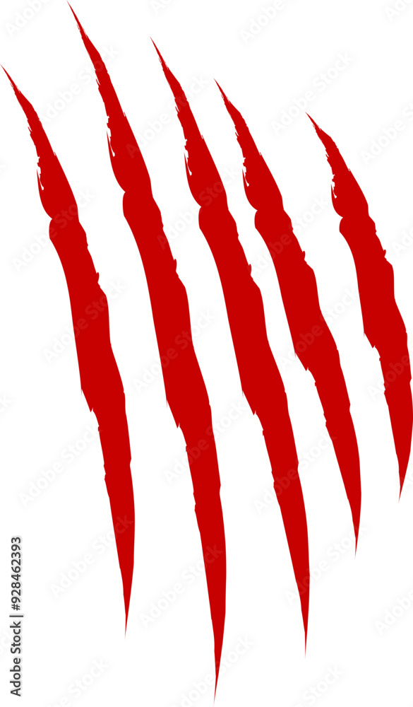 Animal Claw scratches icon vector. Claws silhouette, claw marks Animal Claw scratches icon vector. Claws silhouette, claw marks