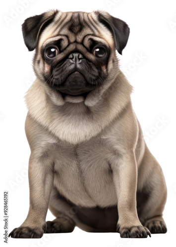 PNG Pug dog mammal animal.