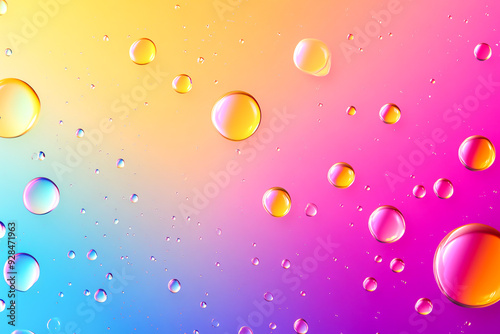 Wallpaper Mural Close-up of blue water droplets on a clean glass surface, creating a fresh and transparent background with a natural, macro texture Torontodigital.ca