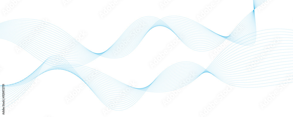 Abstract blue wave background Abstract blue wave background