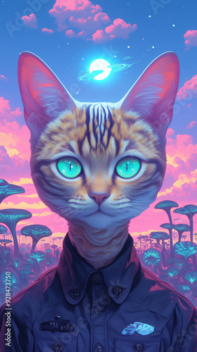 Psy cat art