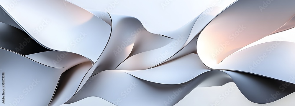 95. Dynamic 3D composition of angular and curved shapes creating a sophisticated geometric design on a clean white background. 95. Dynamic 3D composition of angular and curved shapes creating a sophisticated geometric design on a clean white background.
