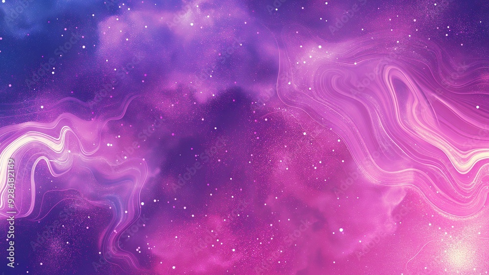 Colorful abstract nebula space background
