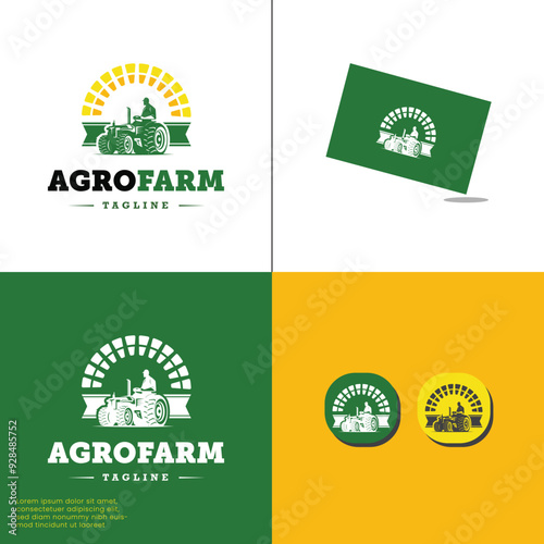 Professional Agrofarm logo creation