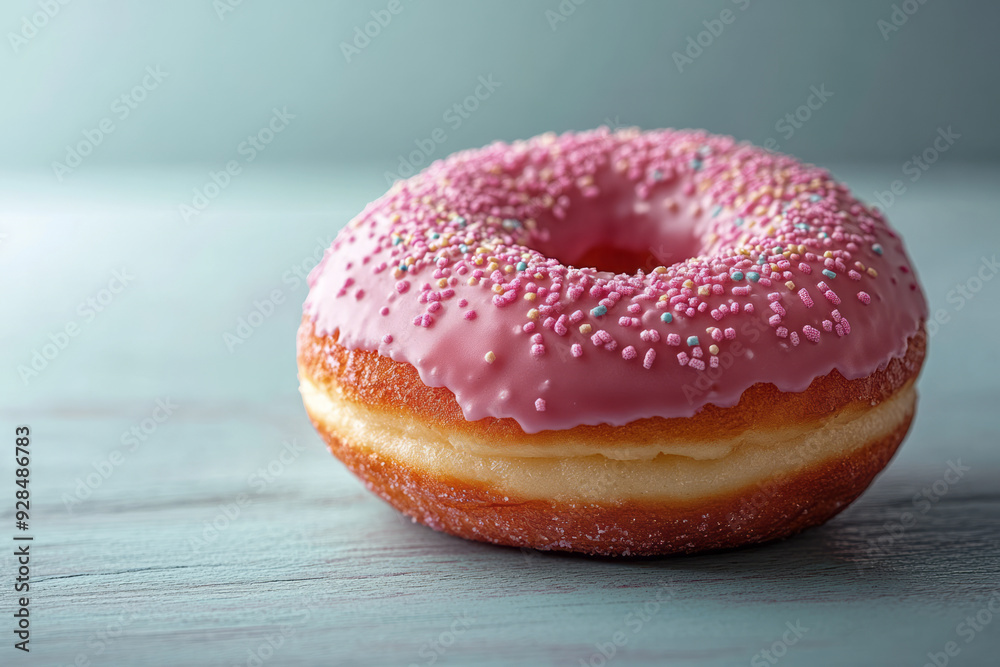 A donut with a bite taken out, isolated on a pastel lavender background, capturing indulgence and temptation, A donut with a bite taken out, isolated on a pastel lavender background, capturing indulgence and temptation,