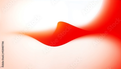Abstract background red and orange wavy shapes