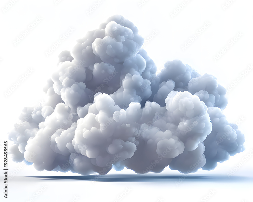blue sky with clouds. Generative AI blue sky with clouds. Generative AI