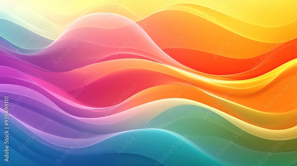 Abstract colorful waves background. Abstract colorful waves background.
