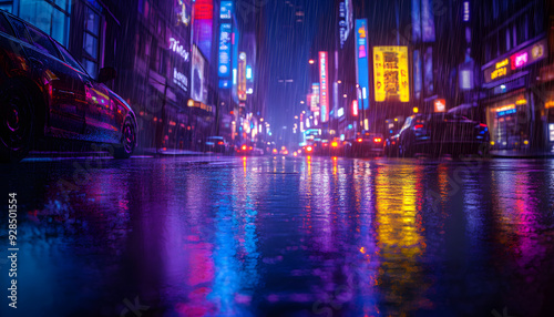 rainy day scene wallpaper