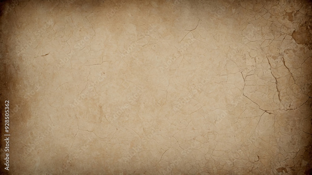 Obraz premium Old and weathered textured background with a vintage look, featuring cracks and aged elements ideal for retro styling purposes.