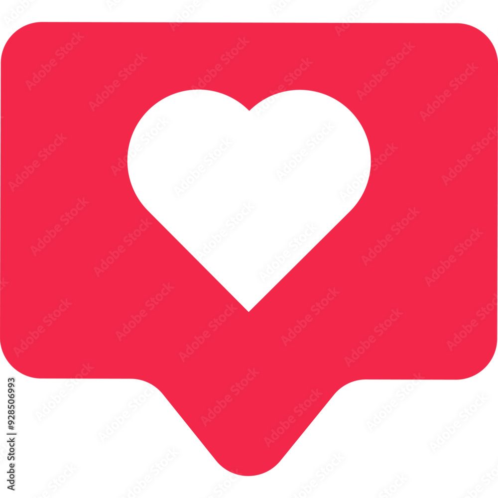 Like Banner, Speech Notification Like Banner, Speech Notification