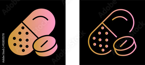 Pills Vector Icon