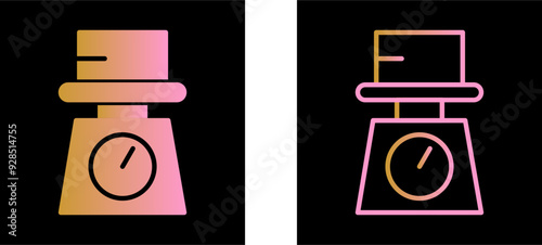 Weight Scale Vector Icon