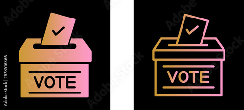 Ballot Vector Icon