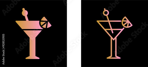 Martini Vector Icon