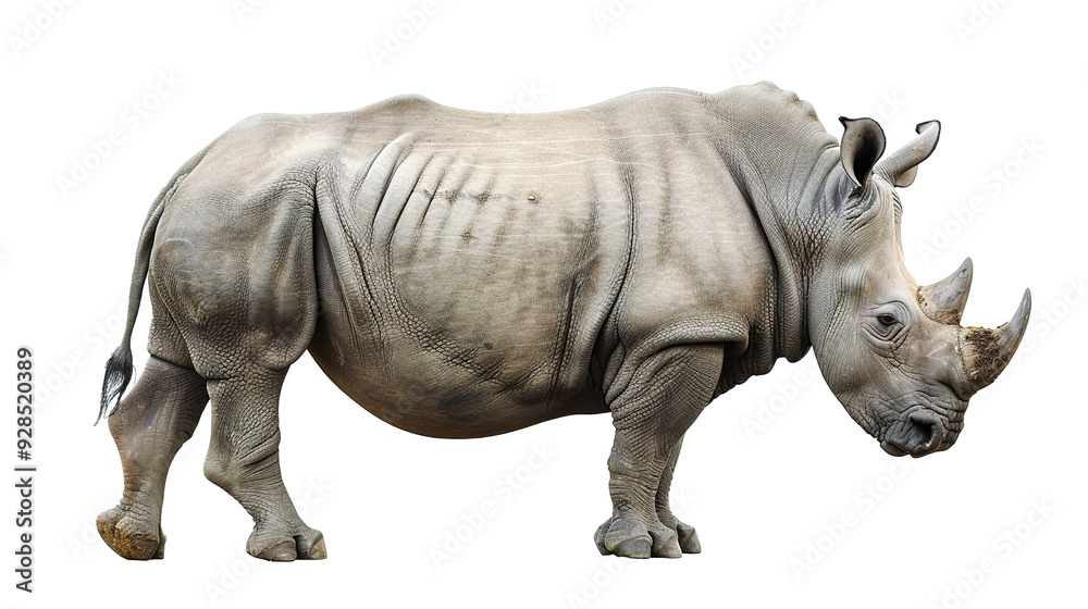 Rhinoceros isolated on transparent background, PNG Rhinoceros isolated on transparent background, PNG