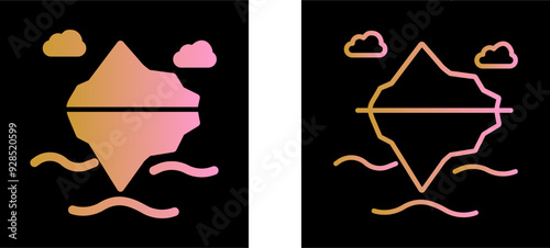 Iceberg Vector Icon