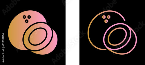 Coconut Vector Icon