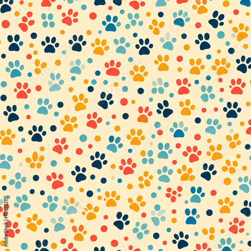 seamless pattern with circles
