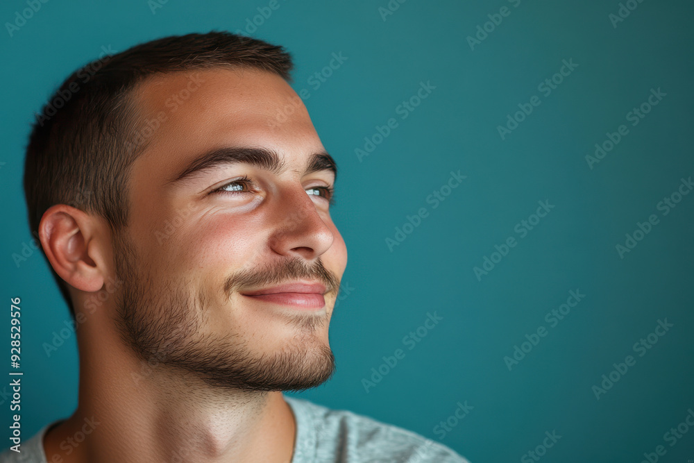 Fototapeta premium A close up of a man's face