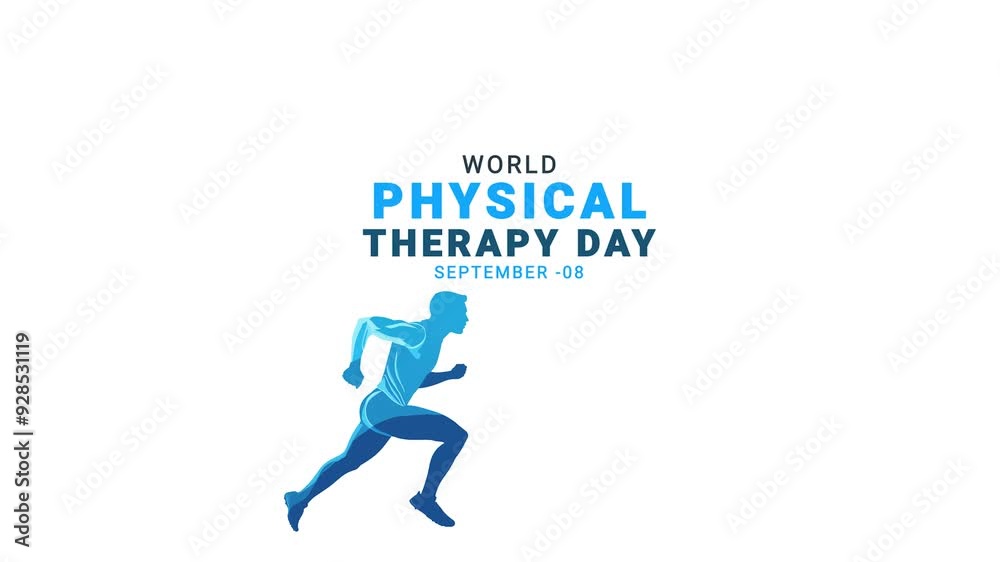 World Physical therapy day. therapy motion. World Physical therapy day. therapy motion.