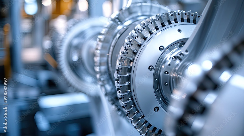 A close-up of the internal gears of a wind turbine, showcasing the intricate mechanical workings. A close-up of the internal gears of a wind turbine, showcasing the intricate mechanical workings.
