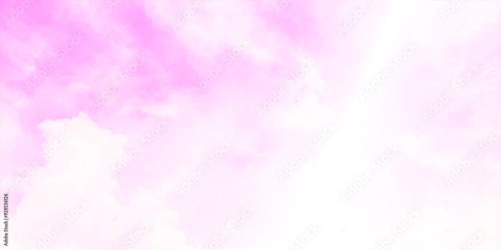 Pink sky with white clouds Pink sky with white clouds