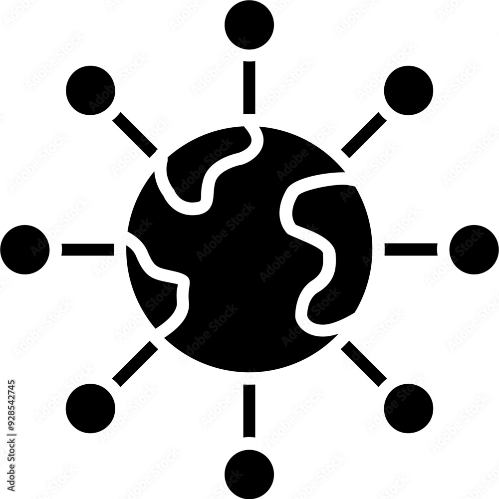 Networking Vector Icon Design Networking Vector Icon Design
