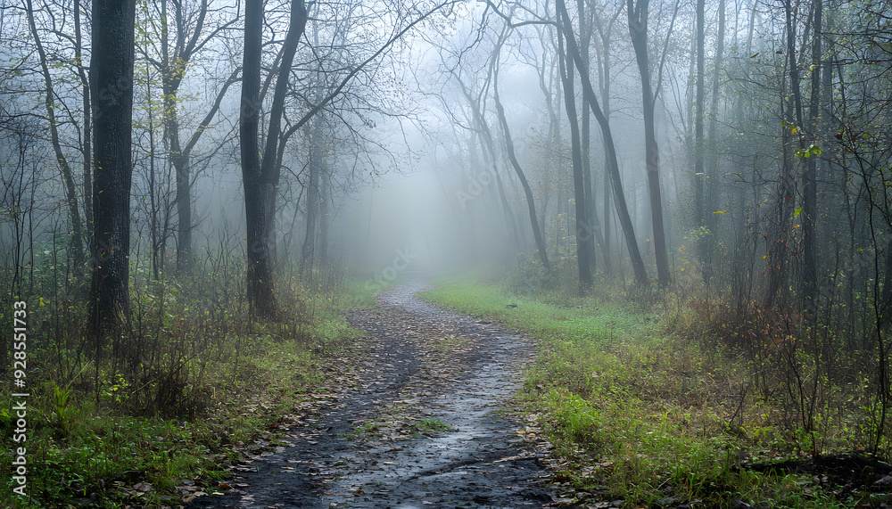 Obraz premium rainy day scene wallpaper
