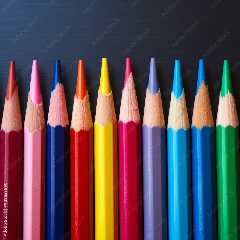 Bright Beginnings: Back to School with Colorful Pencils Bright Beginnings: Back to School with Colorful Pencils