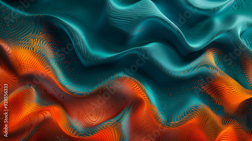 Abstract Flowing Waves background
